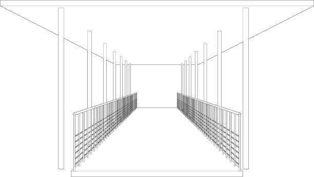 公园和景观项目的3D插图图片下载