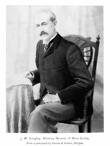 詹姆斯·威尔伯福斯·朗利照片肖像，总检察长和最高法院法官，加拿大新斯科舍省，19世纪加拿大和北美历史图片下载