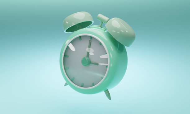 3D闹钟特写图片下载