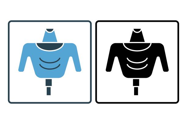 稻草人图标。与农场和农场相关的图标。适用于网站设计，应用程序，用户界面。固体图标样式。简单的矢量设计可编辑图片下载