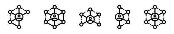 通信矢量图标。团队合作概念图标。网络矢量图标。图片下载