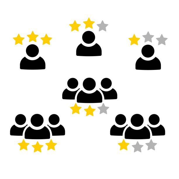 三颗星图标集:矢量图片下载