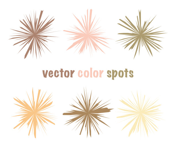 一组可编辑的颜色锐点。裸色粉彩水晶圈。温和的米色图标抽象形状为您的设计图片下载