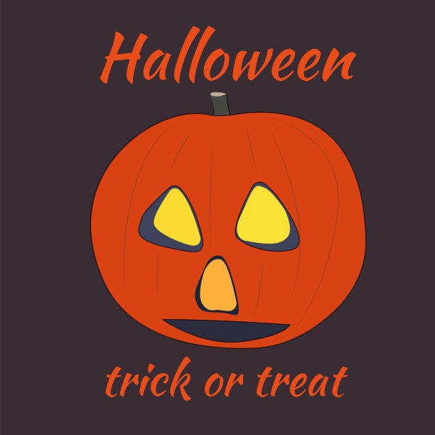 万圣节贺卡，恐怖故事，南瓜，甜蜜或肮脏图片下载