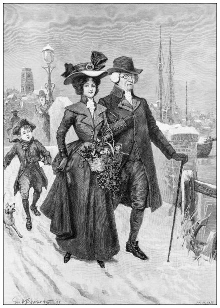 来自英国杂志《情侣》的古董图片图片下载