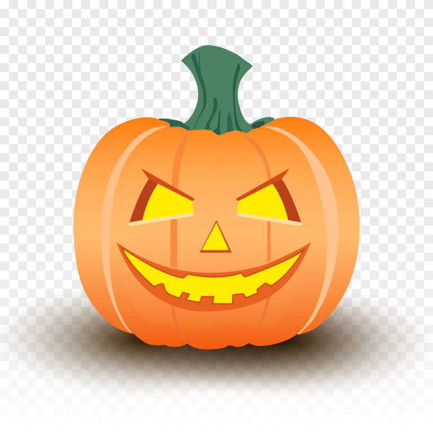 万圣节南瓜透明背景图片下载