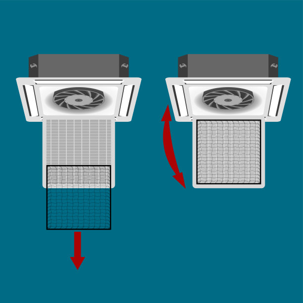 如何从卡式空调中取出过滤器图片下载