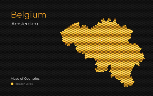 比利时,布鲁塞尔。创意矢量图图片下载