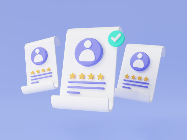 选择最合适的候选人，在简历上打勾。求职，代理招聘，网上招聘，搜索新员工。人力资源管理和招聘。3d渲染图图片下载