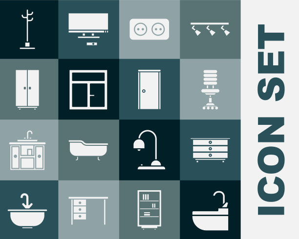 设置洗手盆与水龙头抽屉柜图片下载