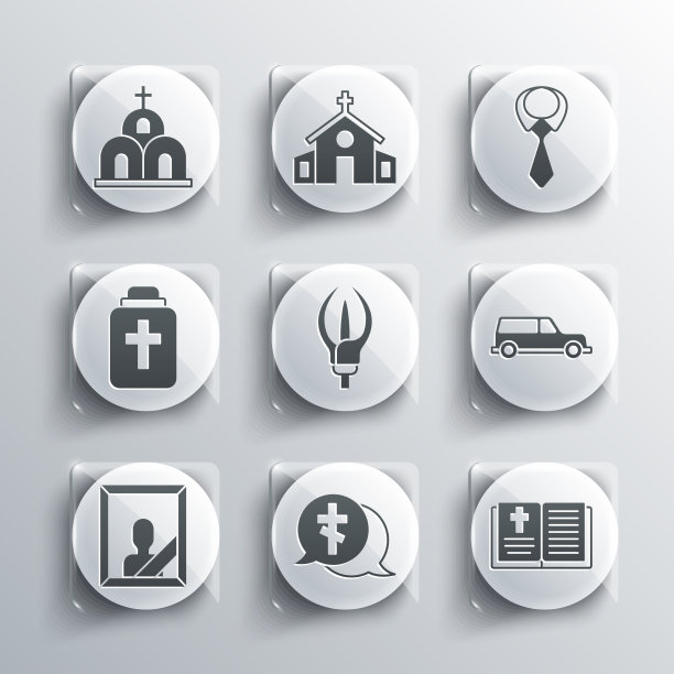 用十字架安放坟墓圣经书灵车图片下载