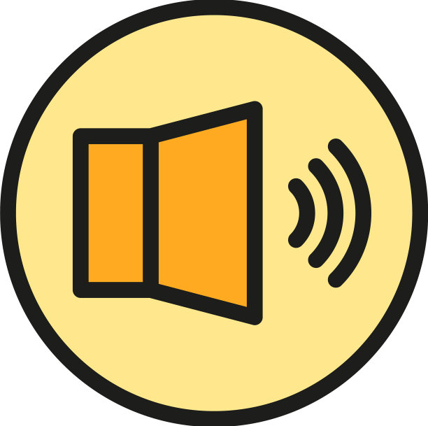 数字声音图标平面图片下载