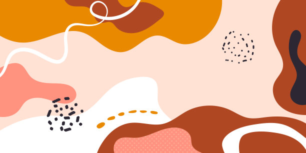 抽象有机液体美容海报背景设计图片下载