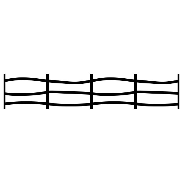 黑色木栅栏剪影孤立在白色的背景。装饰木桩栅栏部分设计。矢量平面黑色花园尖桩栅栏设计。矢量木纠察队设计。无缝的边界。图片下载