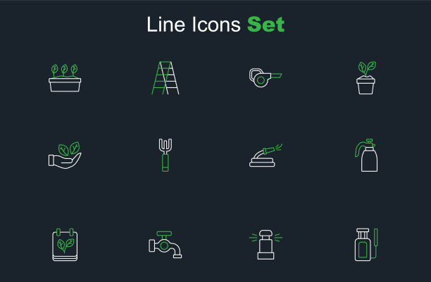 设置线花园喷水器自动喷水图片下载