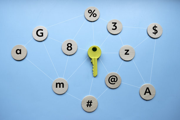 安全保护理念。数据和密码。网络安全。图片下载