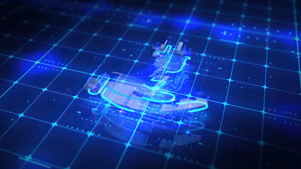 数字网络环境下的能量符号图片下载