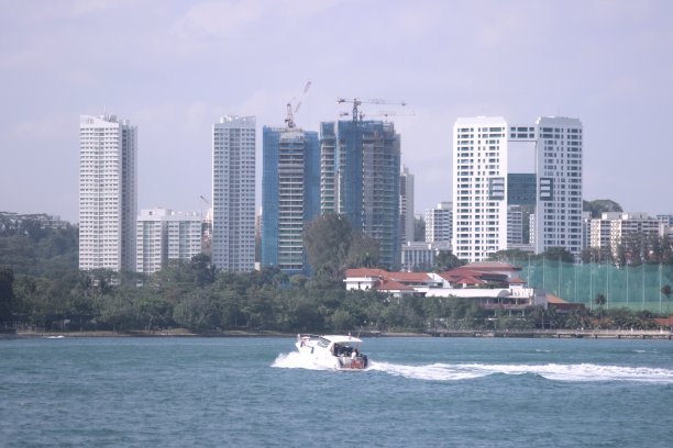 新加坡城的景色图片下载