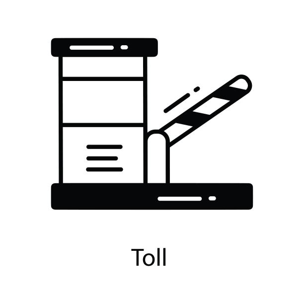 收费涂鸦图标设计插图。旅游标志在白色背景EPS 10文件图片下载