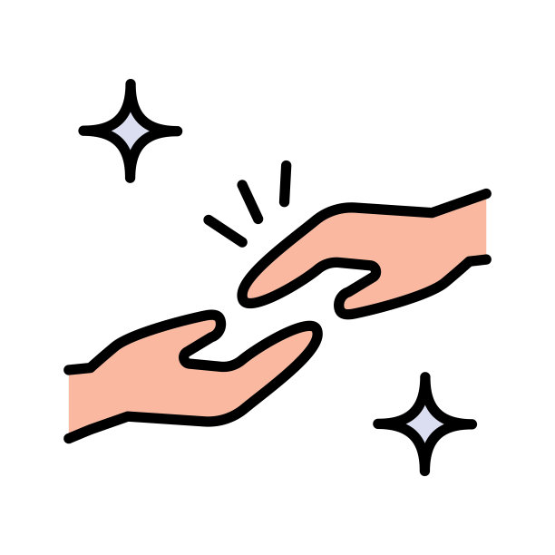 手部护理，美甲，按摩，水疗，身体健康彩网标志。简单的风格标志的移动概念和网页设计图片下载