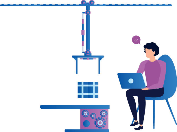 这个男孩正在用笔记本电脑。图片下载