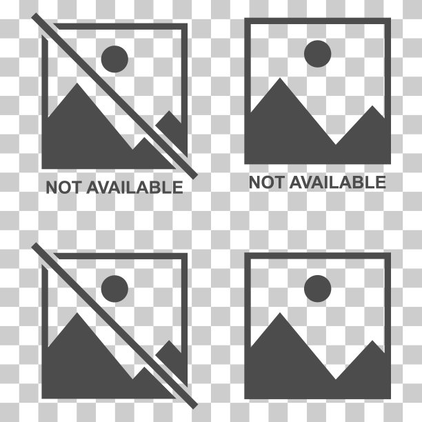 一组没有图像矢量符号，缺少可用的图标。目前没有画廊占位符图片下载