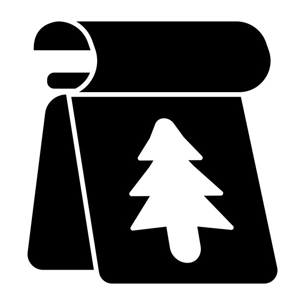 日历与圣诞树固体图标，冬季的概念，冷杉树在日历标志白色背景，新年日历图标的风格和网络。矢量图形。图片下载