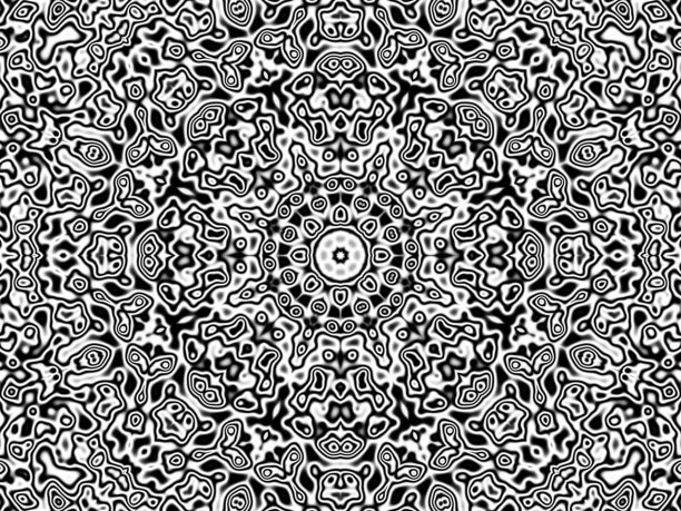 泰式图案造型，黑白相间，矢量抽象现代极简主义图片下载