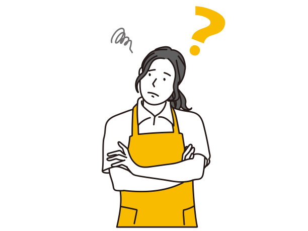 一个女人在做管家，双臂交叉，沉思着图片下载