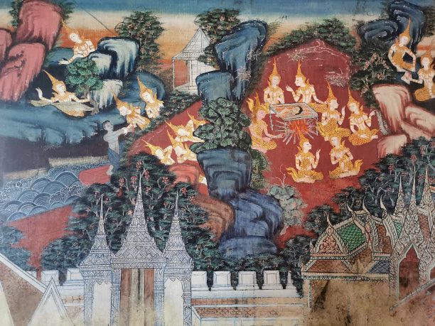 孔佛寺壁画图片下载