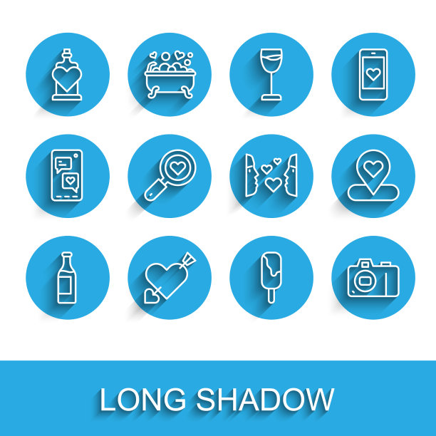 用心和箭设定线酒瓶的爱情图片下载