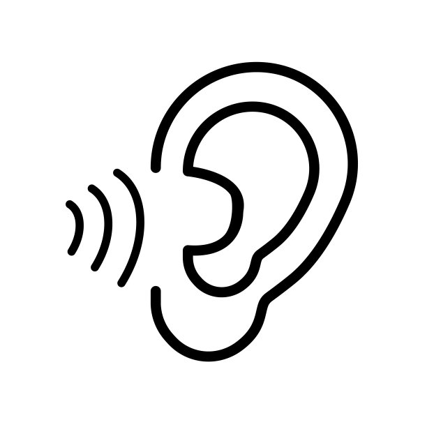 听声音图标矢量图图片下载