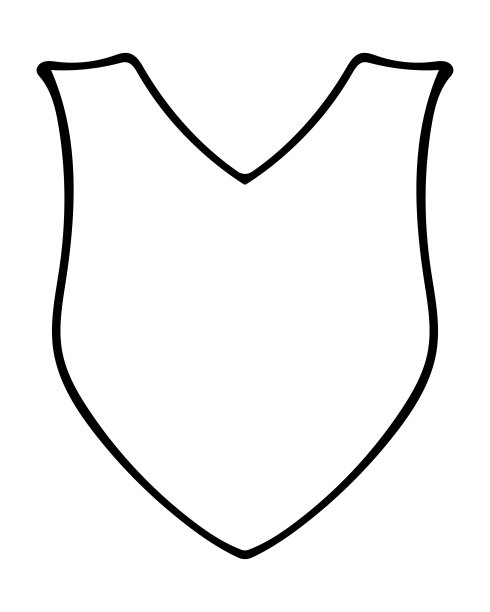 裁剪的上衣有两条带子。草图。女式服装:覆盖肚脐的三角形重叠的女式服装图片下载