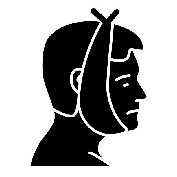 牙齿和脸颊伤害固体图标，疾病的概念，牙痛标志在白色背景，人类头部在绷带与牙痛图标在移动网页设计的字形。矢量图形。图片下载