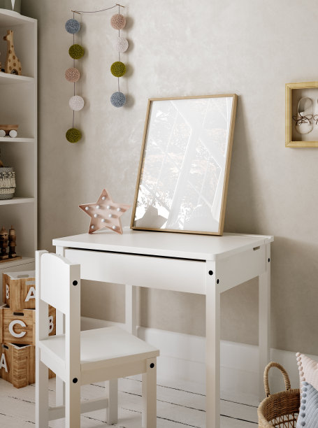 舒适的儿童房内部，家庭模型图片下载