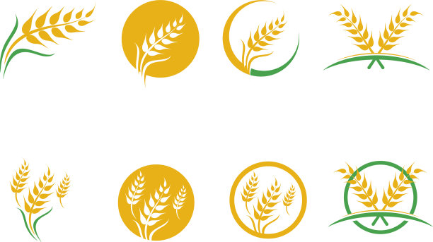 小麦农业Logo和标志图片下载