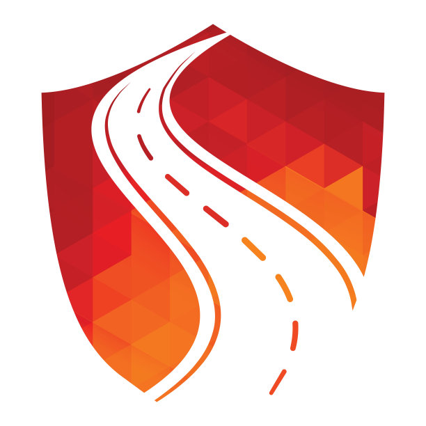 创意公路之旅标志设计。图片下载