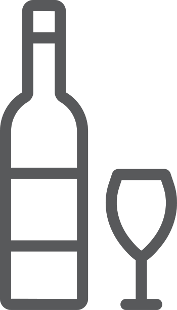 犹太葡萄酒瓶线条图标图片下载