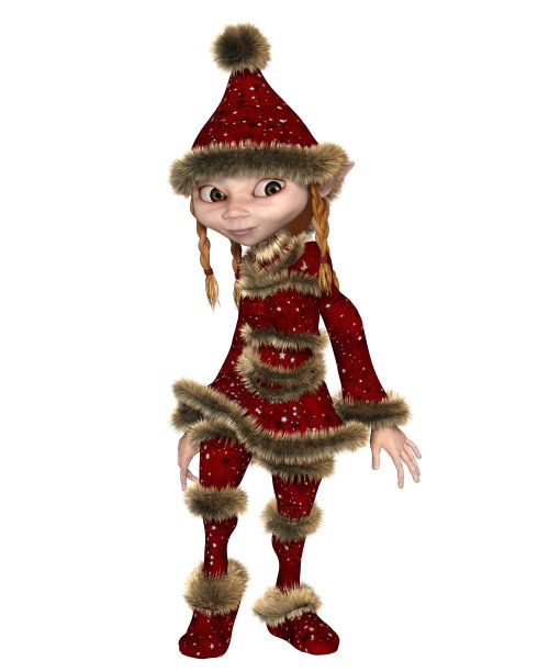 圣诞精灵或小恶魔图片下载