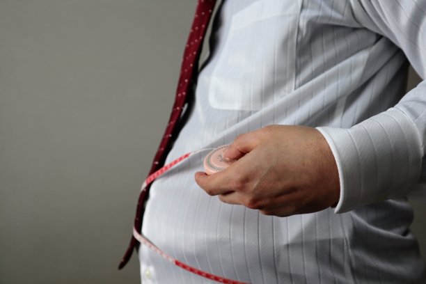 一个胖商人的形象图片下载