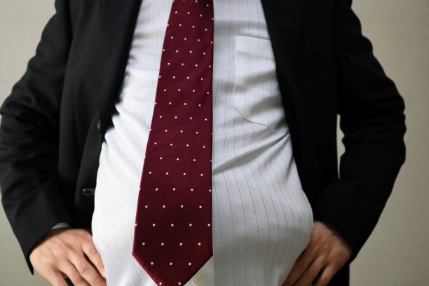 一个胖商人的形象图片下载