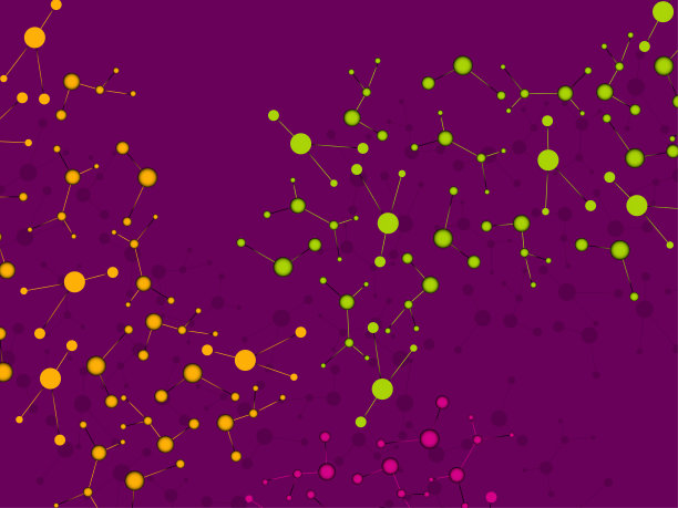 抽象分子DNA。科学背景图片下载