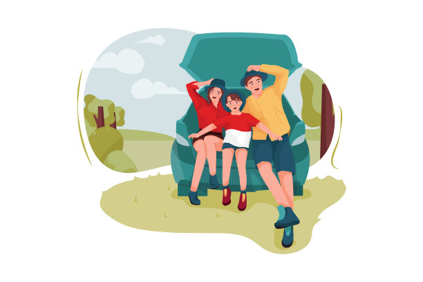 汽车后面的照片图片下载