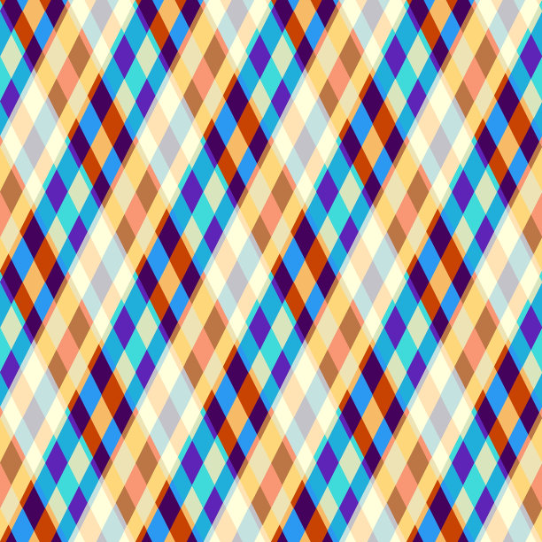 菱形无缝矢量图案背景。菱形图案。图片下载