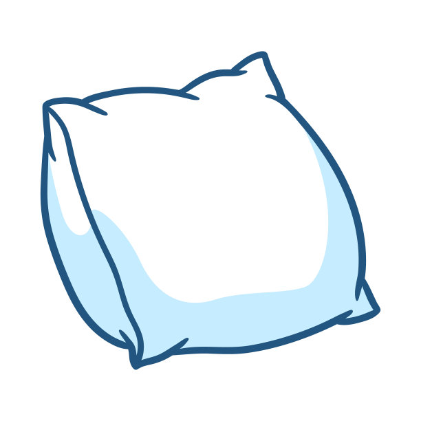 柔软蓬松的枕头配件，睡觉和图片下载