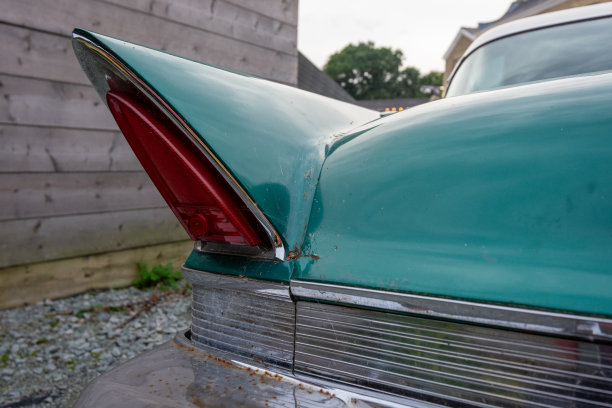 绿色美国汽车鳍图片下载