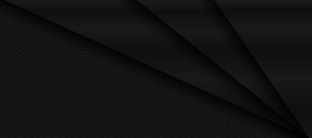 黑色六边形材料现代背景图片下载