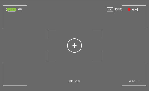 摄像机取景器。图片下载