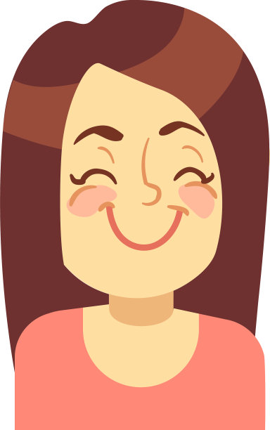 幸福满足的妇女肖像积极开朗图片下载