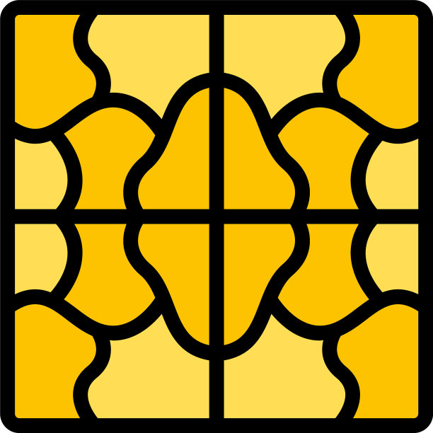 花园瓷砖图标平面图片下载